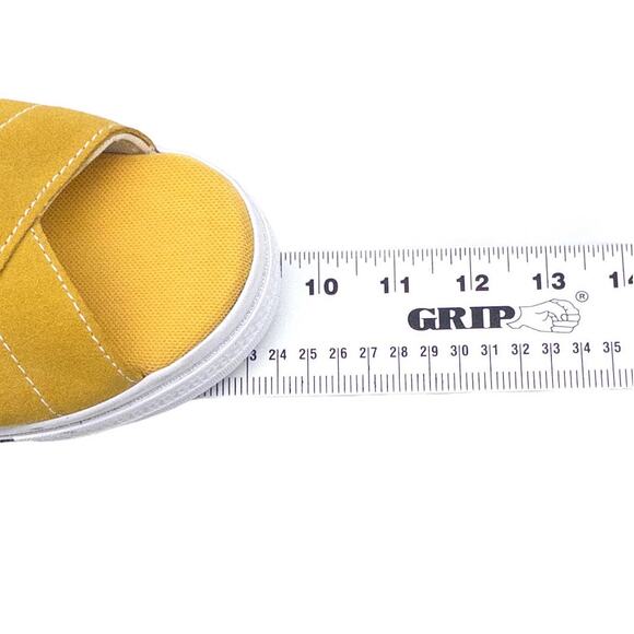 Converse One Star Sandal Womens Slip-On Sandals Mustard Yellow 5.5 - Picture 3 of 5